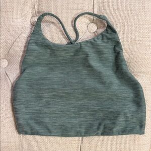 Victoria's Secret Heathered Forest Green High Neck Sports Bralette